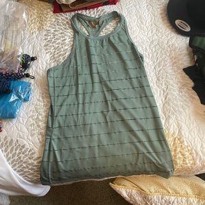 Athleta light green racer back tank XXS